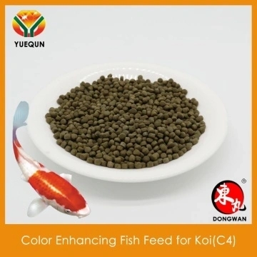 Pet Food for Fish Color Enhancing Fish Feed for Koi C4 With Sealable Mylar Bag